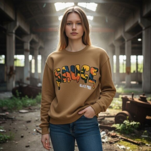 Black Pike Tops - Black Pike Sweatshirt Unisex Size S Embroidered